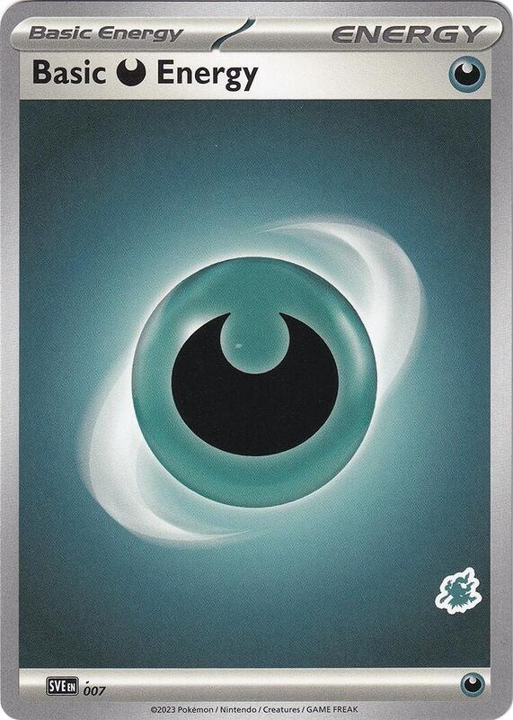 Basic Darkness Energy - Darkrai Deck Pokemon card from Battle Academy 2024