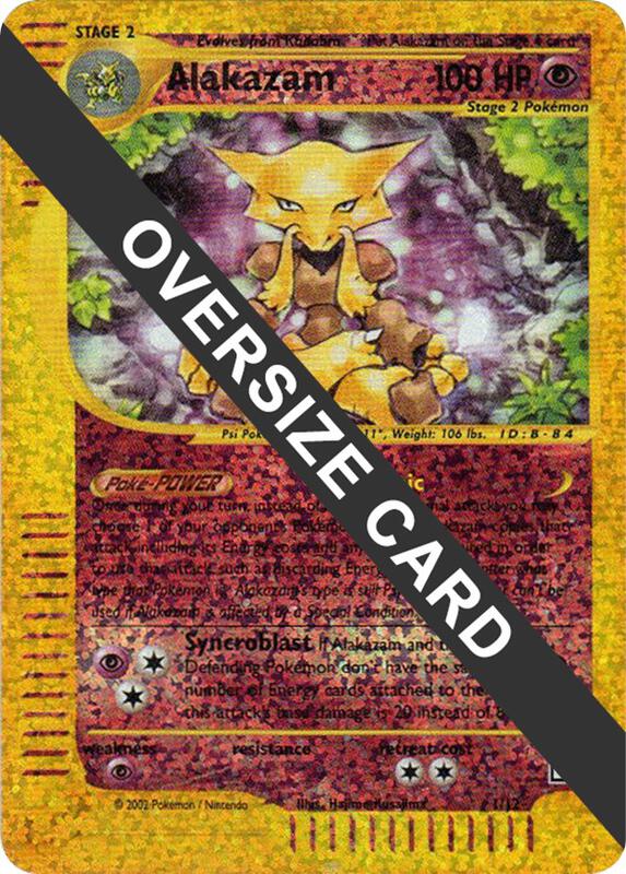 Alakazam Pokemon card from Jumbo Cards