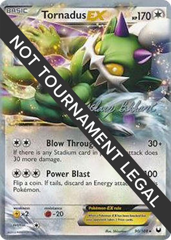 Tornadus EX - 2012 (Zachary Bokhari) Pokemon card from World Championship Decks