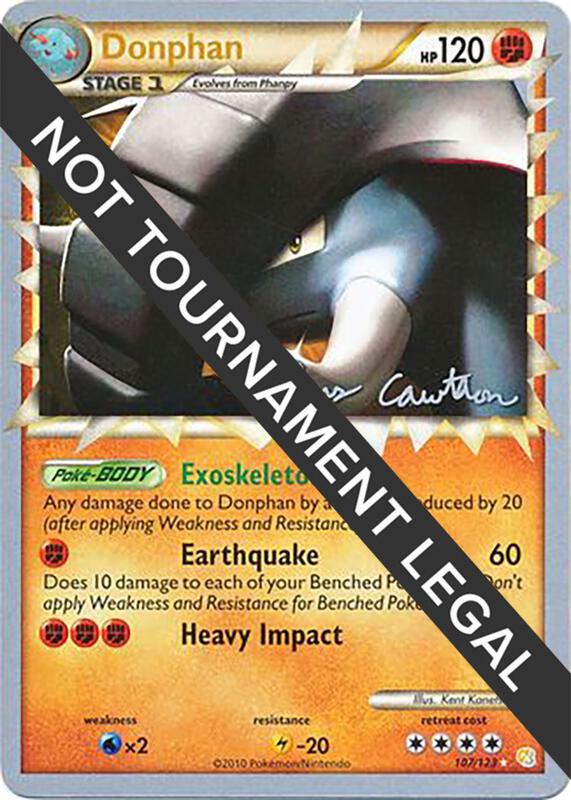 Donphan - 2011 (Ross Cawthon) Pokemon card from World Championship Decks