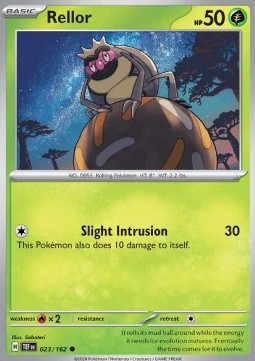 Rellor Pokemon card from Temporal Forces