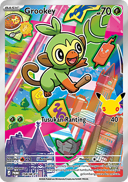 Grookey (M-P/ID 158) M-P Indonesian Promos ID