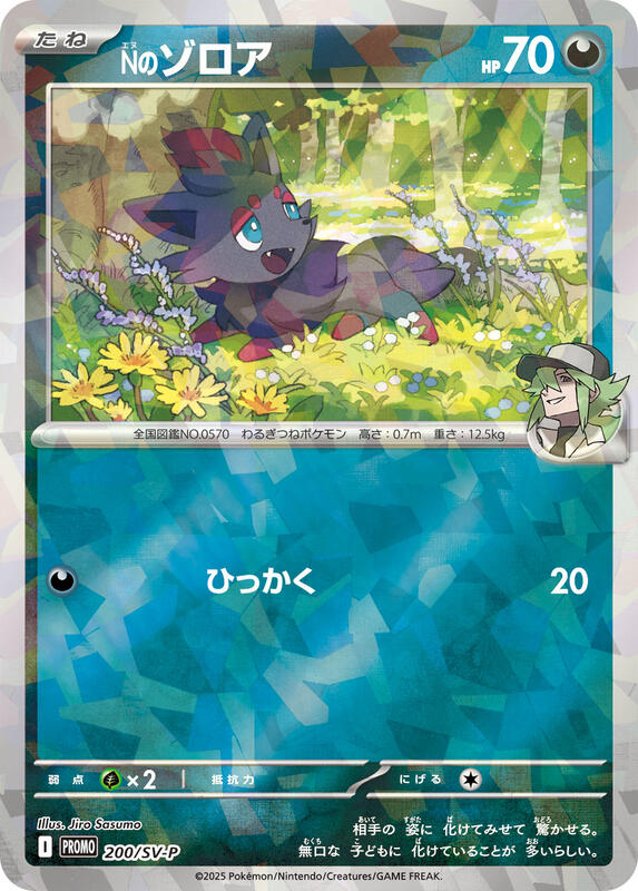 N's Zorua - 200/SV-P (Japanese) JP