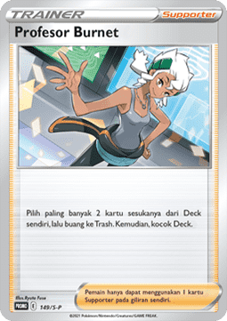 Professor Burnet (S-P/ID 149) Sword & Shield Indonesian Promos ID