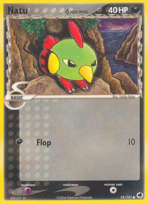 Natu (Delta Species) Pokemon card from Dragon Frontiers