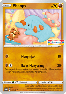 Phanpy (S-P/ID 050) Sword & Shield Indonesian Promos ID