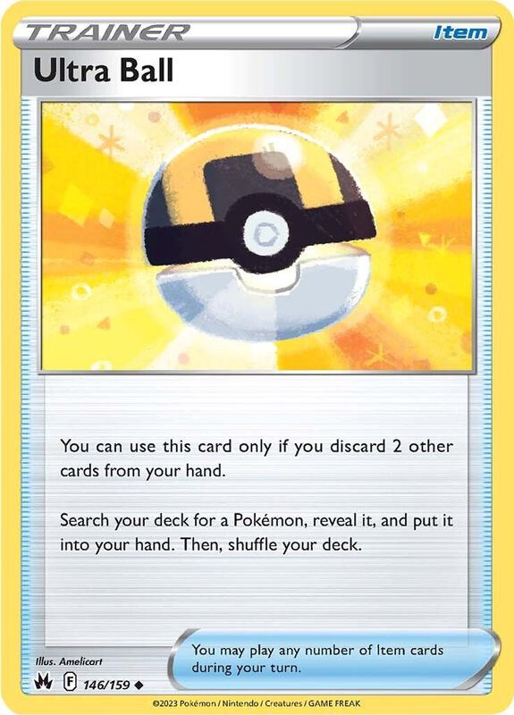 Ultra Ball Pokemon card from Crown Zenith