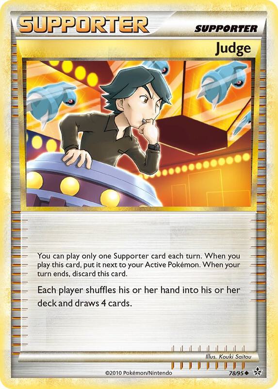 Judge Pokemon card from Unleashed
