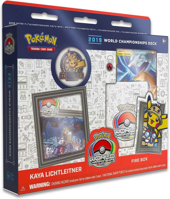 2019 World Championship Deck: Kaya Lichtleitner (Fire Box) Pokemon card from World Championship Decks