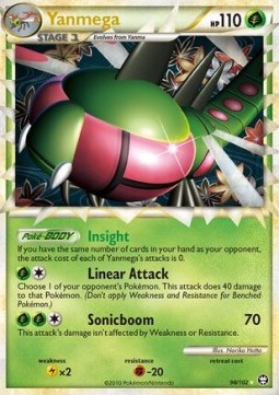Yanmega Pokemon card from Triumphant