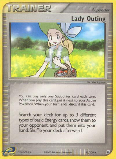 Lady Outing Pokemon card from Ruby and Sapphire