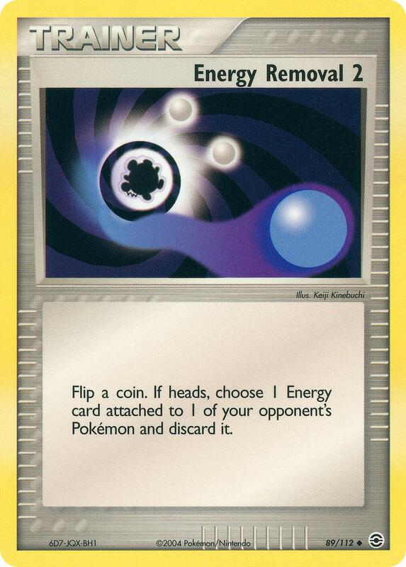 Energy Removal 2 Pokemon card from FireRed & LeafGreen