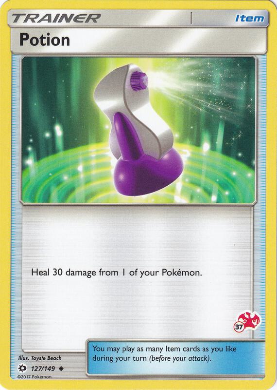 Potion Pokemon card from Battle Academy