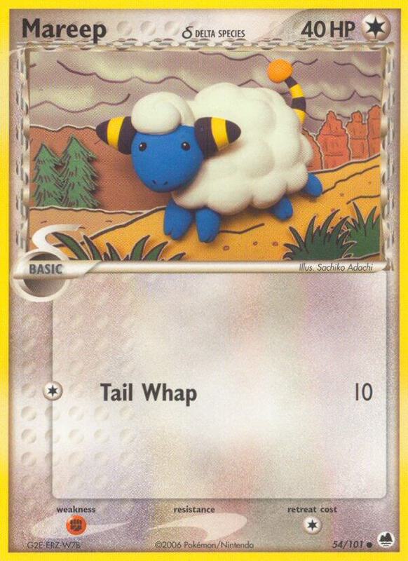 Mareep (Delta Species) Pokemon card from Dragon Frontiers