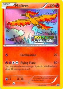 Moltres - XY127 (Prerelease) [Staff] Pokemon card from XY Promos
