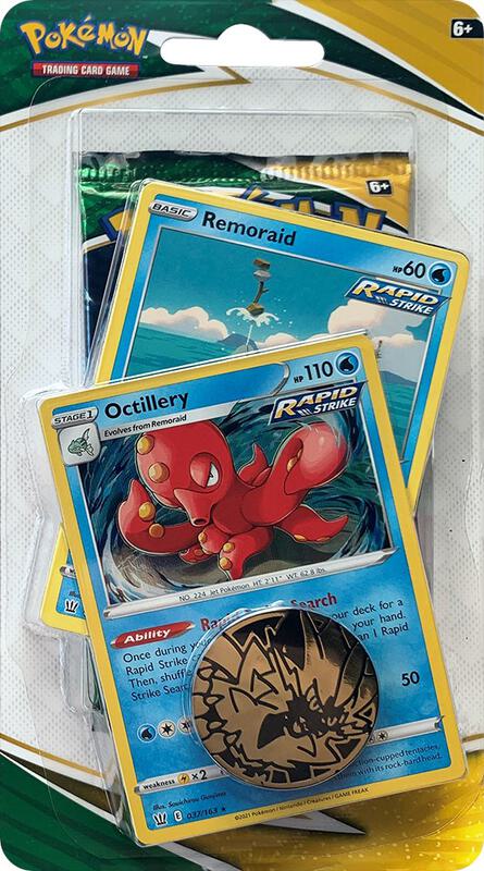Evolving Skies Single Pack Blister [Octillery] Pokemon card from SWSH07: Evolving