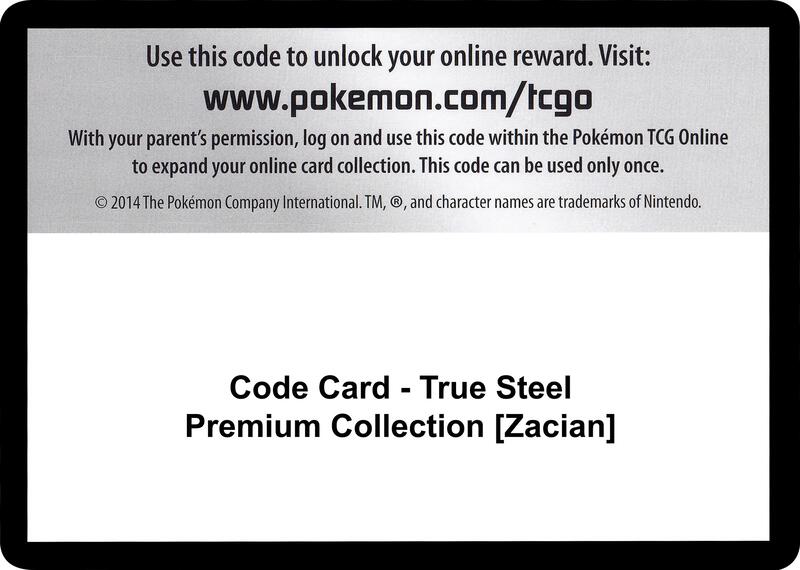 Code Card - True Steel Premium Collection [Zacian]