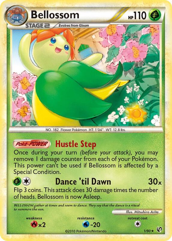 Bellossom Pokemon card from Undaunted