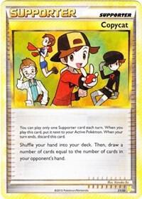 Copycat Pokemon card from HGSS Trainer Kit: Gyarados & Raichu