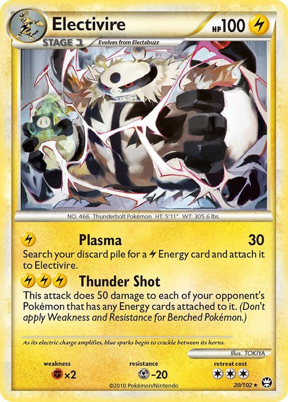 Electivire Pokemon card from Triumphant