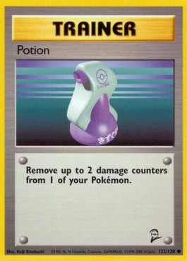 Potion Pokemon card from Base Set 2