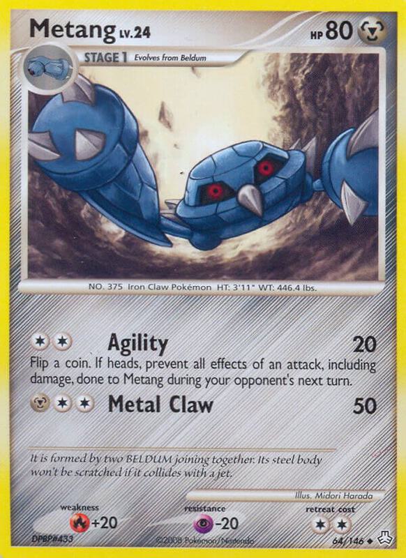 Metang (64) Pokemon card from Legends Awakened