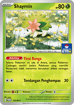 Shaymin (M-P/ID 125) M-P Indonesian Promos ID