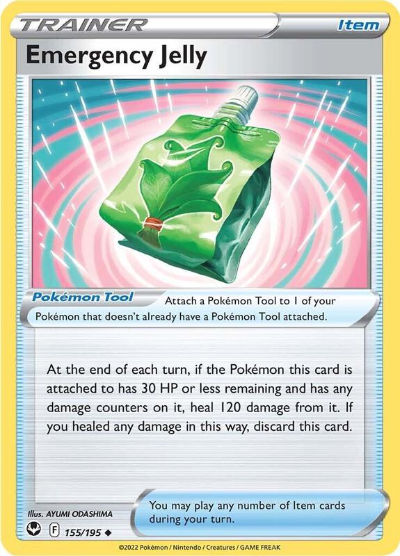 Emergency Jelly Pokemon card from SWSH12: Silver