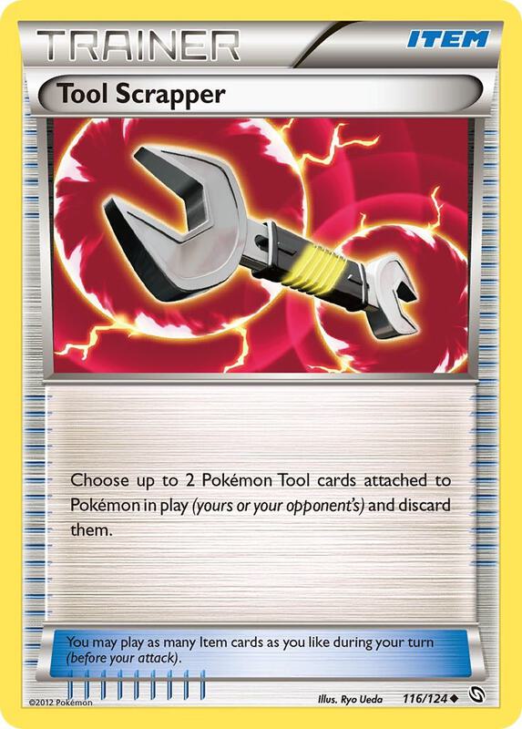 Tool Scrapper Pokemon card from Dragons Exalted
