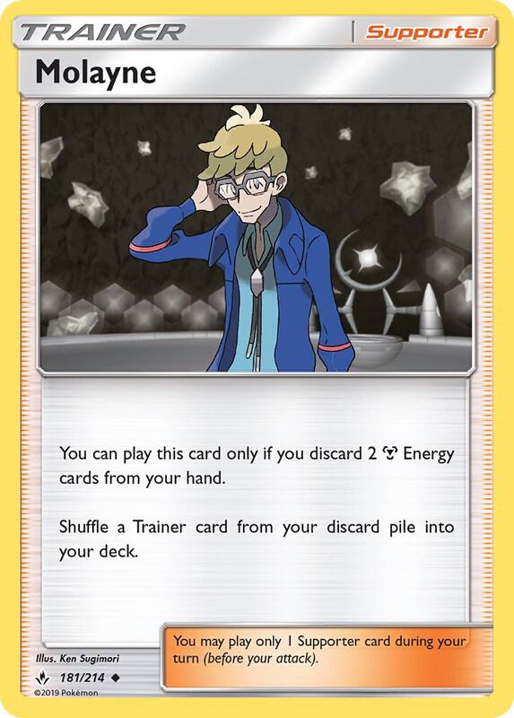 Molayne Pokemon card from SM - Unbroken Bonds