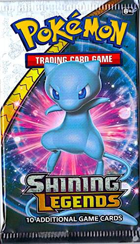 Shining Legends Booster Pack Pokemon card from Shining Legends