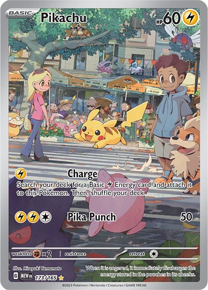 Pikachu Pokemon card from SV: Scarlet & Violet 151