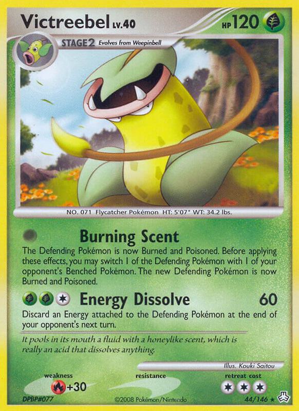 Victreebel Pokemon card from Legends Awakened
