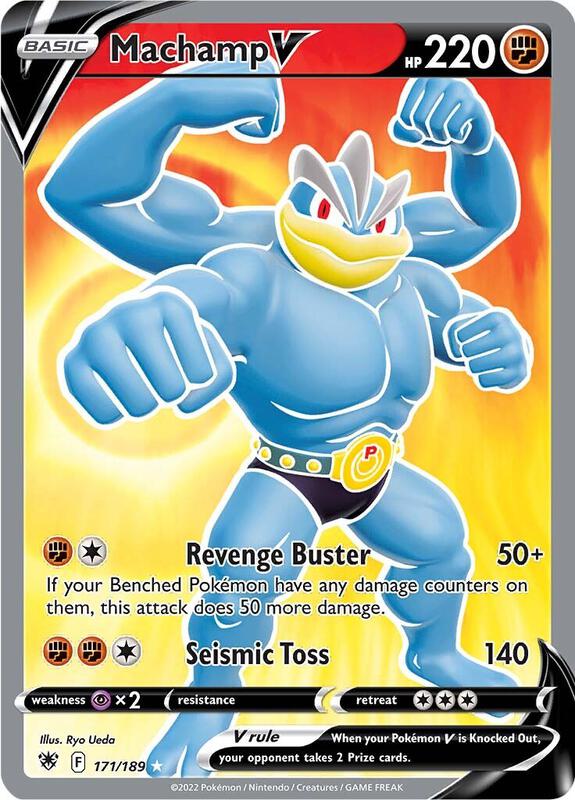 Machamp V (Full Art) Pokemon card from SWSH10: Astral Radiance