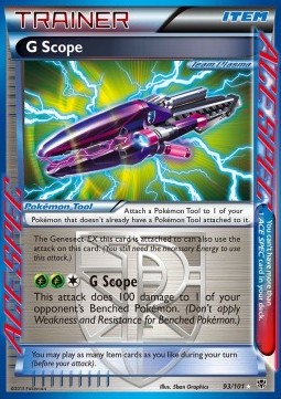 G Scope Pokemon card from Plasma Blast
