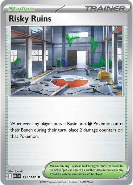 Risky Ruins Pokemon card from ME01: Mega Evolution