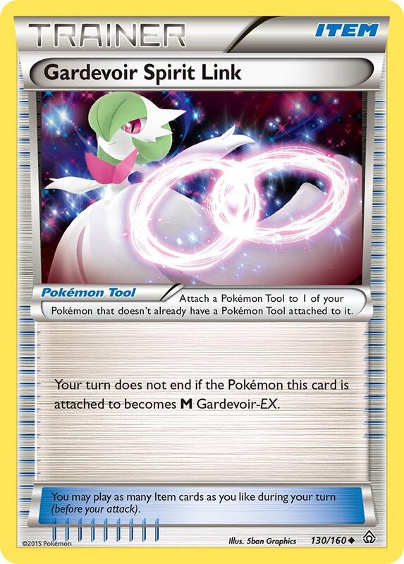 Gardevoir Spirit Link Pokemon card from XY - Primal Clash