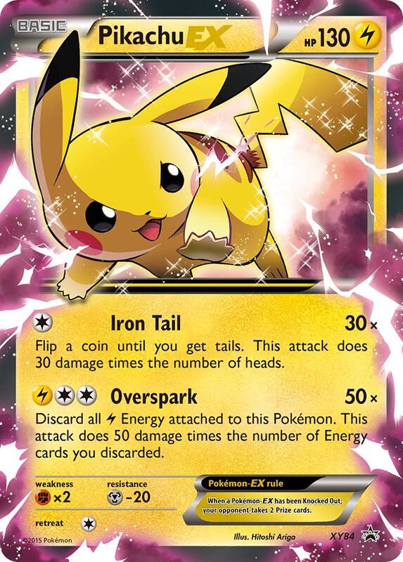 Pikachu EX - XY84 Pokemon card from XY Promos