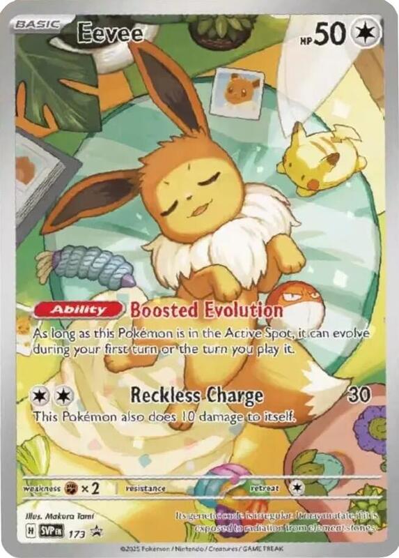 Eevee - 173 Pokemon card from SV: Scarlet & Violet Promo Cards