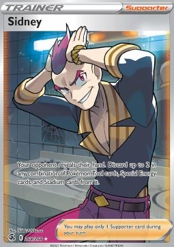 Sidney Pokemon card from Fusion Strike