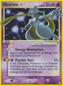Mewtwo Gold Star