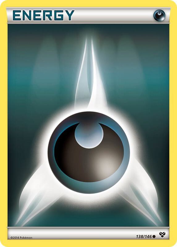 Darkness Energy (Basic) Pokemon card from XY Base Set