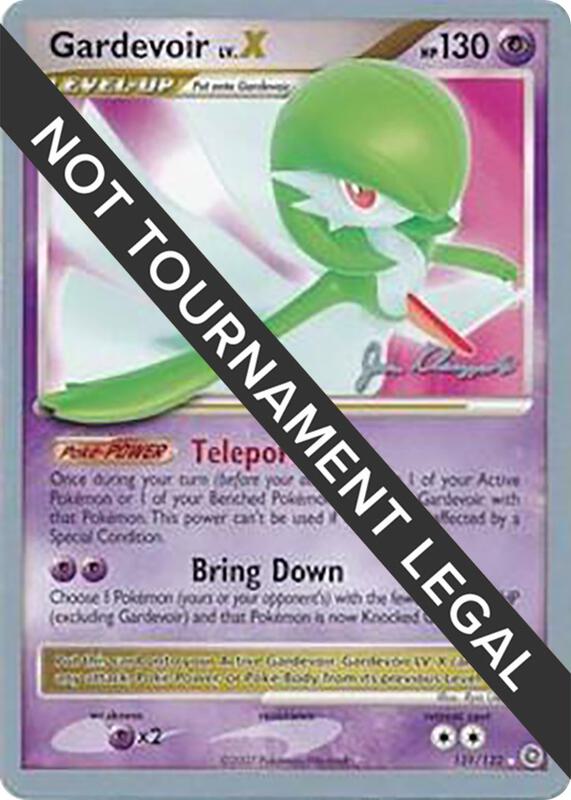 Gardevoir LV.X - 2008 (Jason Klaczynski) Pokemon card from World Championship Decks