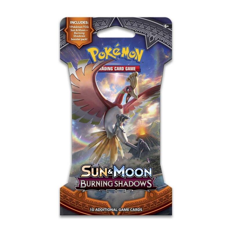 Burning Shadows Sleeved Booster Pack Pokemon card from SM - Burning Shadows