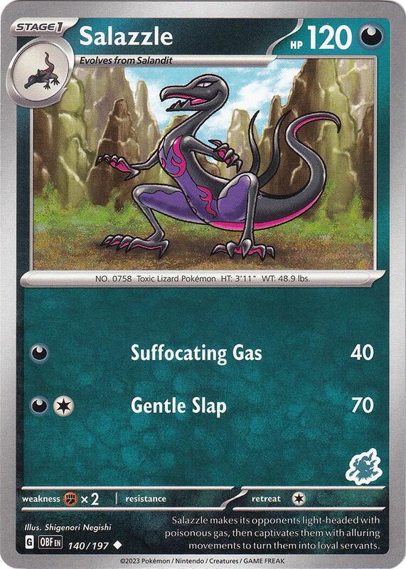 Salazzle - Darkrai Deck Pokemon card from Battle Academy 2024