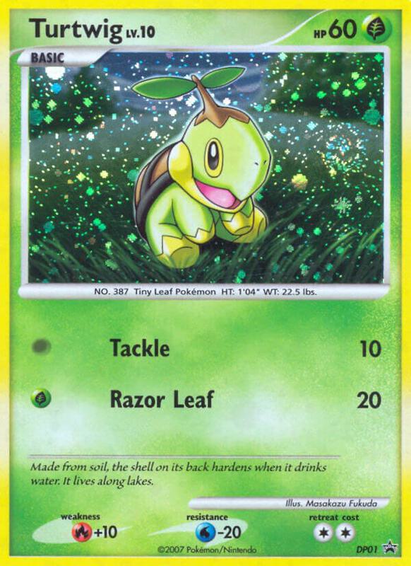 Turtwig - DP01 Pokemon card from Diamond and Pearl Promos