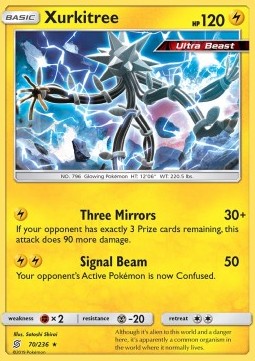 Xurkitree Pokemon card from Unified Minds