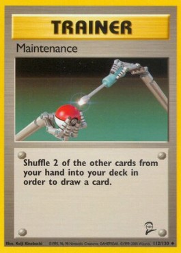 Maintenance Pokemon card from Base Set 2