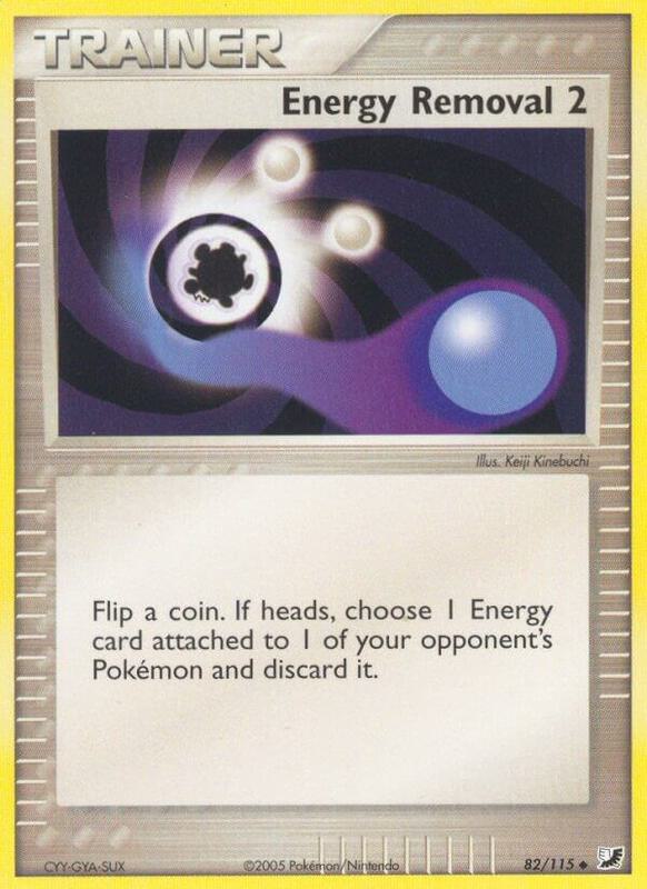 Energy Removal 2 Pokemon card from Unseen Forces