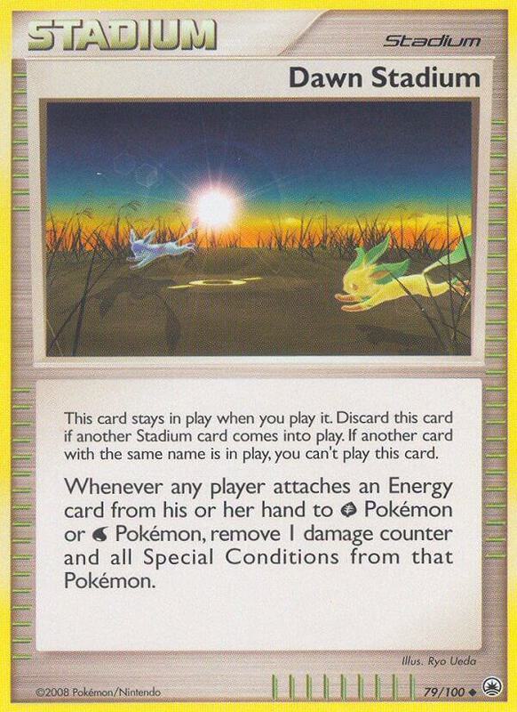 Dawn Stadium Pokemon card from Majestic Dawn
